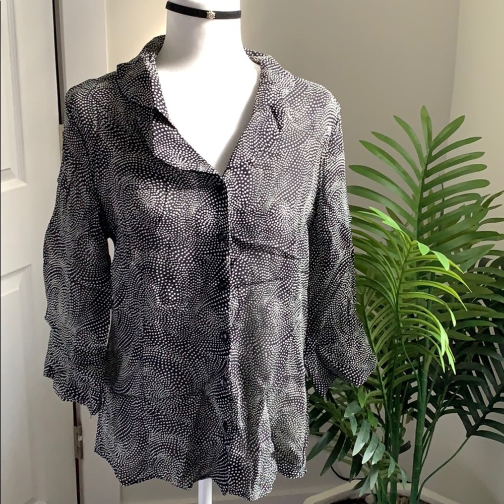 DRESSBARN 3/4 sleeve Blouse